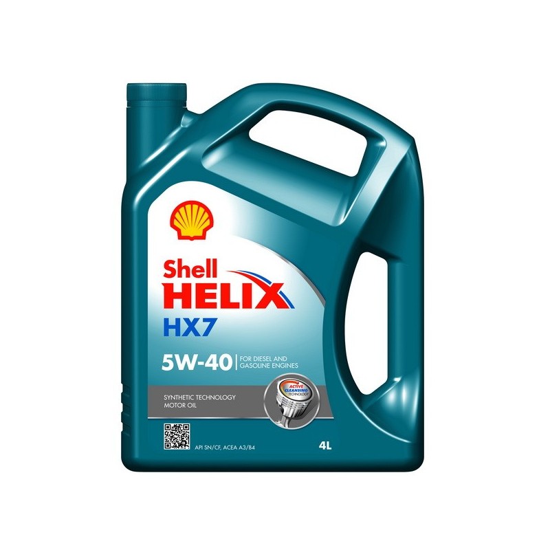 Motorový olej - SHELL OLEJE - OL SH HX7 5W40 4L