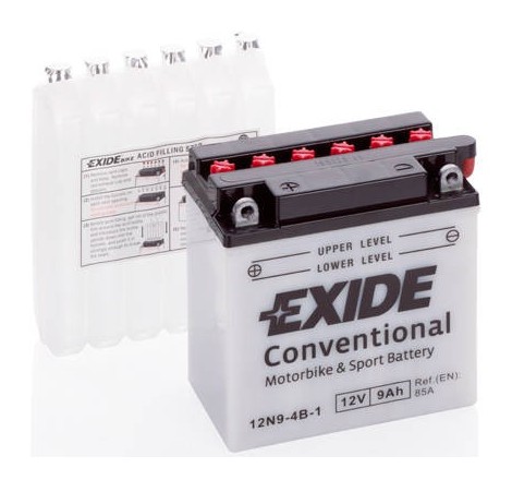 štartovacia batéria - EXIDE - 12N9-4B-1