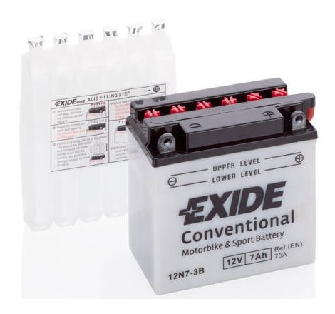 štartovacia batéria - EXIDE - 12N7-3B