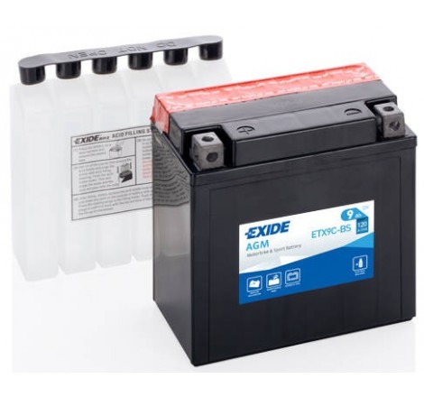 štartovacia batéria - EXIDE - ETX9C-BS