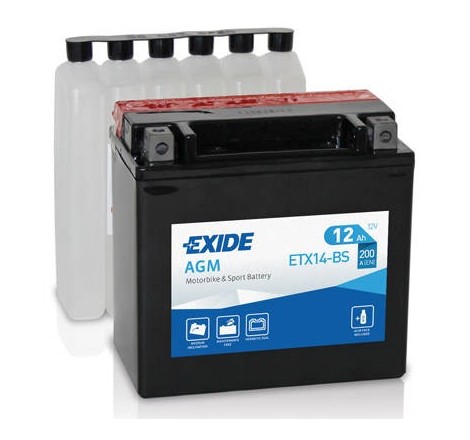 štartovacia batéria - EXIDE - ETX14-BS