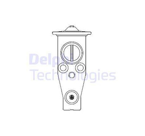Expanzný ventil klimatizácie - DELPHI - CB1017V