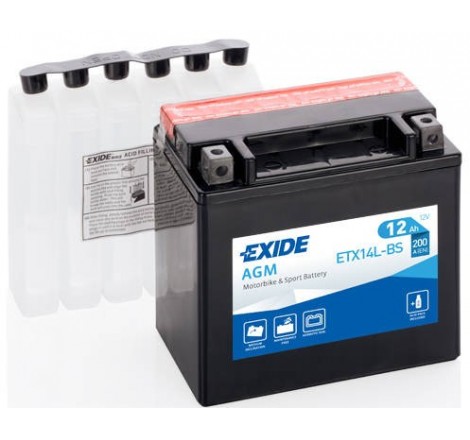 štartovacia batéria - EXIDE - ETX14L-BS