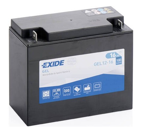 štartovacia batéria - EXIDE - GEL12-16