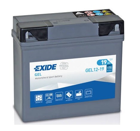 štartovacia batéria - EXIDE - GEL12-19