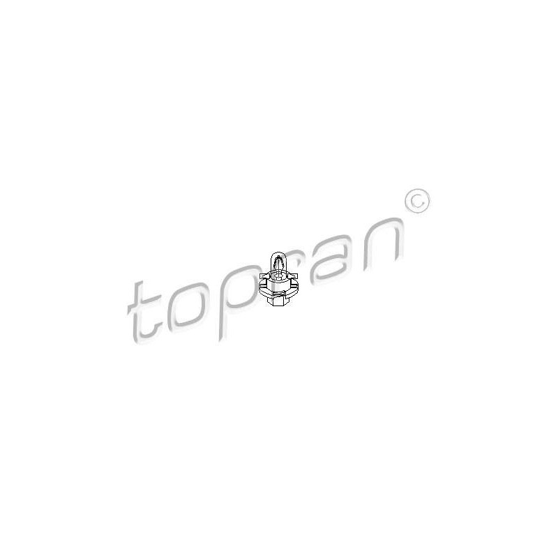 iarovka pre osvetlenie prístrojového panelu - TOPRAN - 104 367