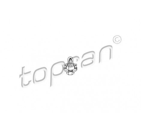 iarovka pre osvetlenie prístrojového panelu - TOPRAN - 104 366