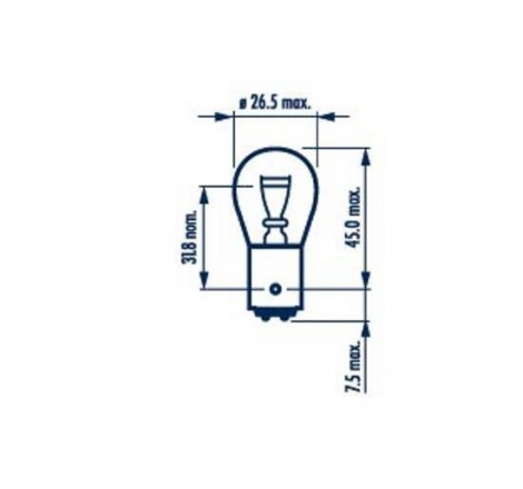 žiarovka pre smerové svetlo - NARVA - 17916