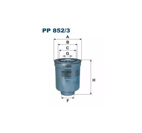 Palivový filter-PP852/3-256