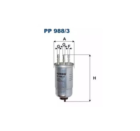 Palivový filter-PP988/3-256