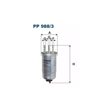 Palivový filter-PP988/3-256