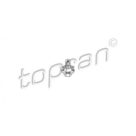 žiarovka pre osvetlenie prístrojového panelu - TOPRAN - 104 367