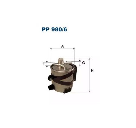 Palivový filter-PP980/6-256