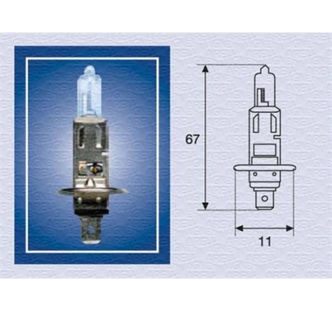 žiarovka pre diaľkový svetlomet - MAGNETI MARELLI - 002552100000